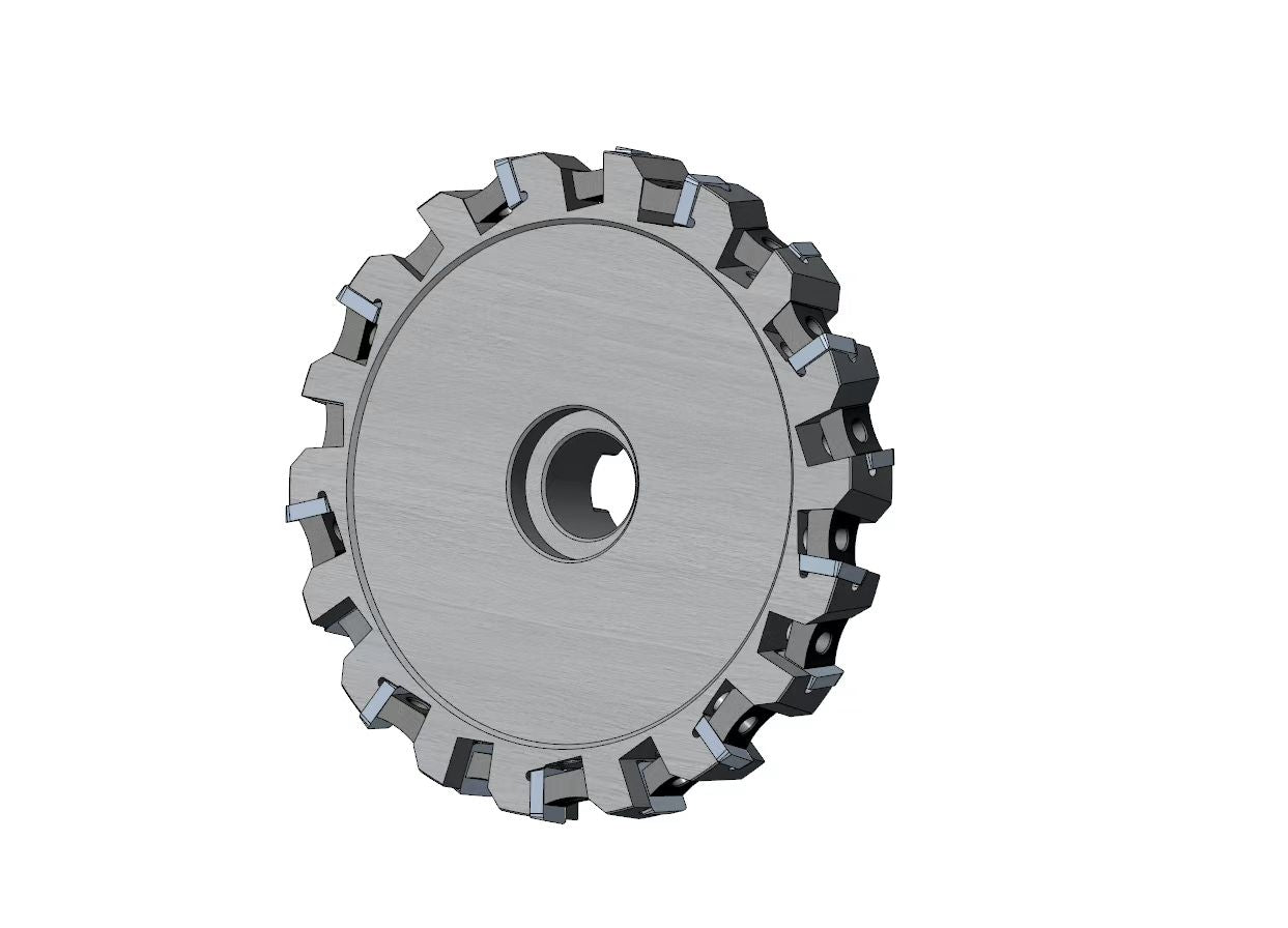 V-slotted saw blade for woodworking